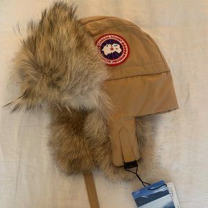 Canada Goose Coyote Fur Aviator Hat